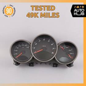 98764110301 Porsche 05-08 Boxster Cayman 987 2.7l Manual Instrument Cluster Speedometer Oem