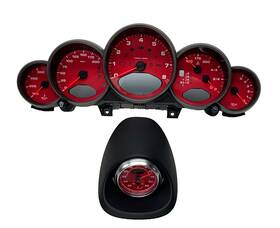 997-641-981-36-84a Porsche 911 997.2 Speedometer Speedo Instrument Cluster Chrono Guards Red Oem