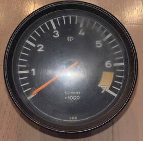 Porshce 911.641.301.03 Genuine Porsche 911 Sc Tachometer Tacho Gauge 7000rpm 1981