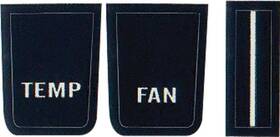 Mb880106 Premium Dash Decals 1968-70 Mopar B-body Without Ac 3 Pieces Heater Control Switch Slider Label Set