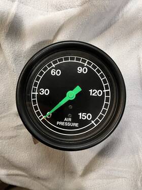 19506220 Prevost Car Inc 4 Inch 150 Psi Dash Board Truck / Bus Air Pressure Gauge 19506220 Prevost Car Inc 4 Inch 150 Psi Dash Board Truck / Bus Air Pressure Gauge