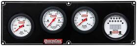 61-7042 Quickcar Racing Products - Extreme 4-gauge Panel Oil Pressure/water Temp/fuel