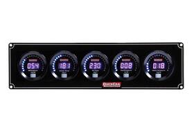 67-5036 Quickcar Racing Products Digital 5-gauge Panel Op/wt/ot/fp/wp