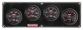 69-3242 Quickcar Racing Products Redline 3-1 Gauge Panel Op/wt/fp With 2-5/8in Tach