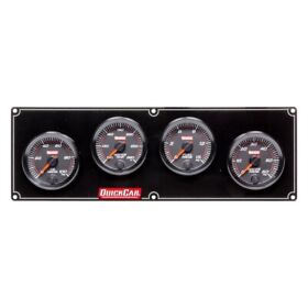 69-4026 Redline 4-gauge Panel Oil Pressure Water Temp Fuel