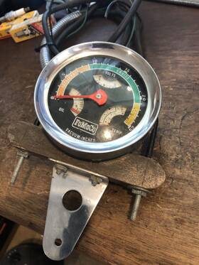 C6az-10b944-b Rotunda R37-b 1966 1967 1968 Mustang Gt Fairlane Fomoco Engine Gauge