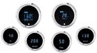 Slx-60-1 Dakota Digital Solarix Series Universal Round Gauges Kit Blue Display