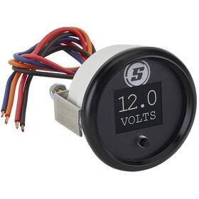 91130305 Speedway Motors 3 In 1 Digital Led Gauge Water Temp Oil Pressure Volts 2-1/16