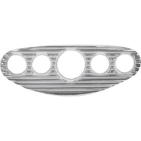 91139500 Speedway Motors Finned Aluminum 5-gauge Dash Panel 3-1/8 Inch