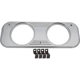 91140021 Speedway Motors Aluminum Dual Gauge Panel 3 Inch Fits 1937-38 Chevy Car
