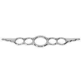 91140407 Speedway Motors Universal Wing Series 5 Gauge Dash Panel Polished Finish