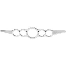 91140409 Speedway Motors Wing Series Billet 5-gauge Universal Gauge Panel 3-3/8 Speedometer
