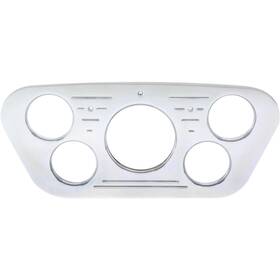 91140658 Speedway Motors Five Gauge Aluminum Dash Panel Polished Finish Fits 1953-55 Ford Truck