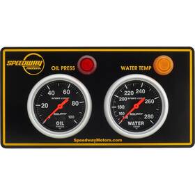 91365446 Speedway Motors Autometer Sport Comp 2 Gauge Panel