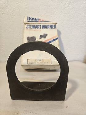 F-289-f Stewart Warner Stewert Tachometer Mtg Panel Only 3 3/8 Black