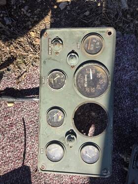 M35a2 Stewart Warner Military Truck M35 Instrument Cluster Gauge Panel Hot Rod