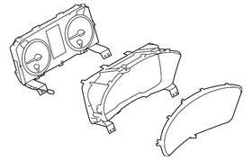 85002an34b Subaru Genuine Combination Meter Assembly