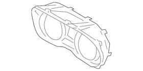 85057va000 Subaru Genuine Cluster Visor