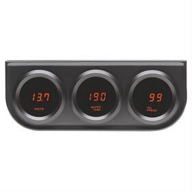 Sum-g2980 Summit Racing New Digital Gauge Cluster Kit Includes Sending Units