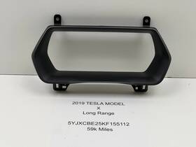 1033042-00 Tesla 1033042-00- 2012-2020 Model S X Speedometer Gauge Trim Instrument Cluster Bezel Oem