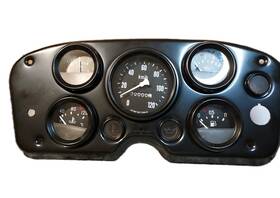 Tissting342tw1ge5x Tissting 5 Gauge Set Kit Level Oil Pressure Water Volts Speedometer 5in1 Fule