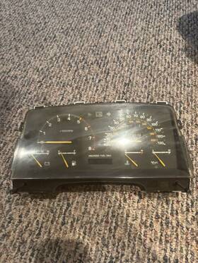 83010-14680 Toyota 82-85 Celica Gt Supra Instrument Cluster Gauges Speedometer Oem 2.8 6 Cyl