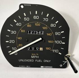 8301002060 Toyota 1990 1991 1992 Camry Speedometer 127k Miles 110 Mph 180 Km/h