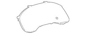 83852-0cm10 Toyota Genuine Instrument Cluster Bezel