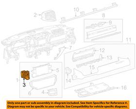 550630c040 Toyota Oem 22-24 Sequoia Instrument Panel Components-air Outlet Vent