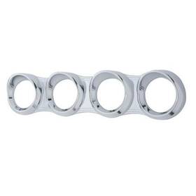 41299 United Pacific Gauge Panel 4 Cluster Cover With Visor