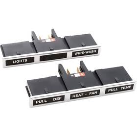 Tr10c915b United Pacific Antique 1974-77 Bronco Dash Control Light Set With Hazard