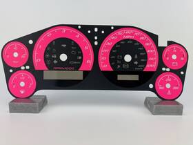 9001200738 Us Speedo Pink Gauge Face For 2007-2013 Chevy And Gm Truck/suv Clusters Gas
