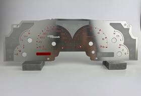 Ssf01r Us Speedo Ford F-150 Stainless Gauge Face Red Lighting For Clusters 99-03