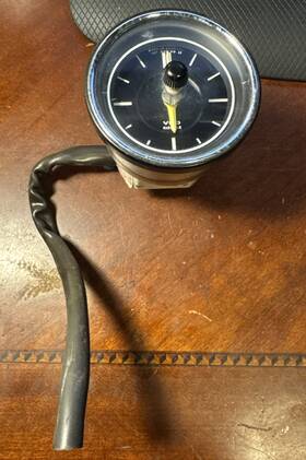 A1075420011 Vdo 1972 Mercedes R107 350sl Dashboard Clock 1075420011 Genuine Vintage Kienzle