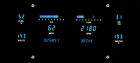 Vfd3-1010 Dakota Digital Rectangle Universal Gauge Kit Designer Series