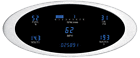 Vfd3-1011 Dakota Digital Dash Universal Elliptical Gauge System Designer Series