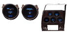 Vfd3-68c-vette Dakota Digital Dash Chevy Corvette Gauge Cluster Clock