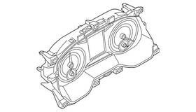 17a-920-890-b Volkswagen Genuine Instrument Cluster