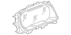 3cn-920-891-b Volkswagen Genuine Instrument Cluster