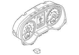 561-920-970-b Volkswagen Genuine Instrument Cluster