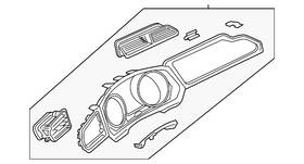 5nn-858-019-a-whr Volkswagen Genuine Trim Panel