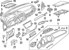5nn-858-019-d-ohk Volkswagen Genuine Trim Panel