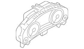 Volkswagen 7p6-920-983-x Genuine Instrument Cluster