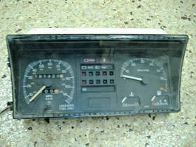 175-171 Vw Rabbit Gt Instrument Cluster Tach Speedo Guages 1981 Only