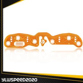 V-02cba3951aor Ylwspeed20 Fit For 87-91 Jeep Wrangler Gauges Printed Circuit Board Factory Style Orange