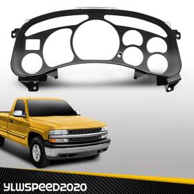 V-02itm4528abk Ylwspeed20 Instrument Cluster Lens Fit For 99-02 Chevy Tahoe Silverado 1500 Yukon Sierra