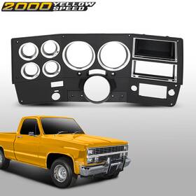 Ylw451259 Ylwspeed2000 Fit For 1981 1982 1983 Chevrolet Gmc Truck Dash Instrument Bezel With A/c Storage