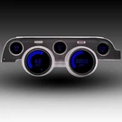 Intellitronix Blue Led Digital Gauge Cluster Set 67-68 Ford Mustang. Fixed Price $507.05.