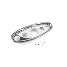 Lokar BDI-9104 3 1/8" Oval Dash Insert, Aluminum. Fixed Price $336.95.