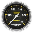 Autometer 200870-40 Pro-comp Marine Carbon Fiber 2-5/8" Wideband Air/fuel Gauge. Fixed Price $351.21.